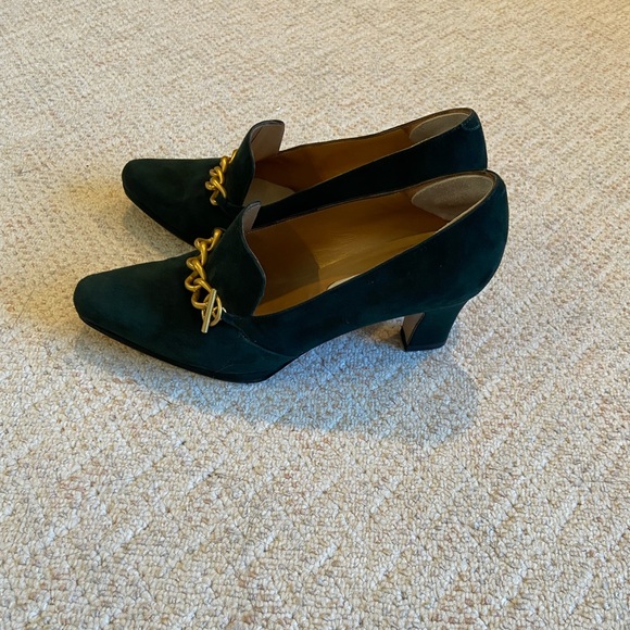 100% Authentic BALLY classic suede women’s shoes size 7B - Picture 2 of 10